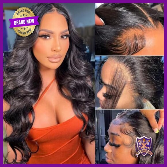 10 Inch 360 Lace Frontal Wig, 180% Density, Glueless, Brazilian Human Hair